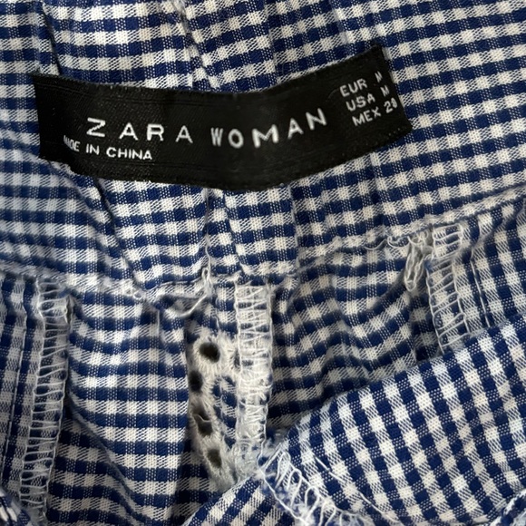 ZARA Eyelet Wrap Skort - Picture 8 of 9